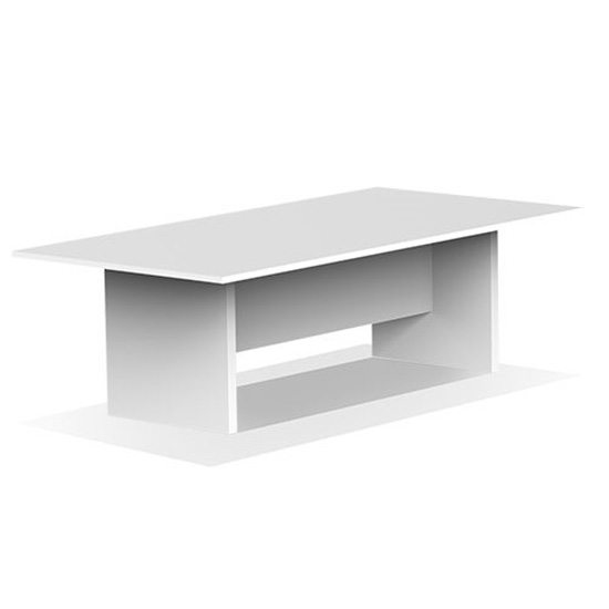 10′ Conference Table - White