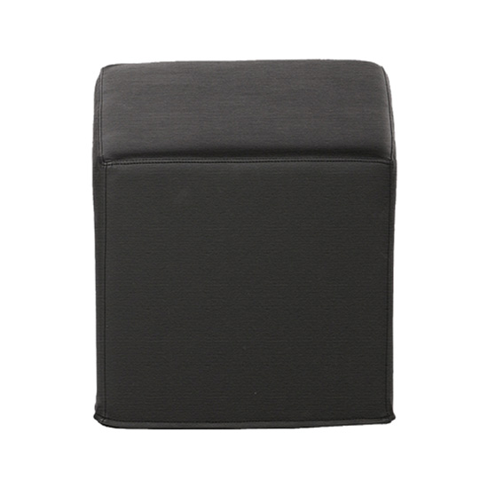 Cube Ottoman Black Leather Cubes, Leather Ottoman Cube